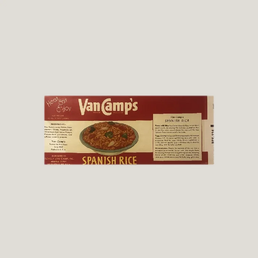 Rare 1950s Van Camp's Spanish Rice Label Steeped in Civil War History