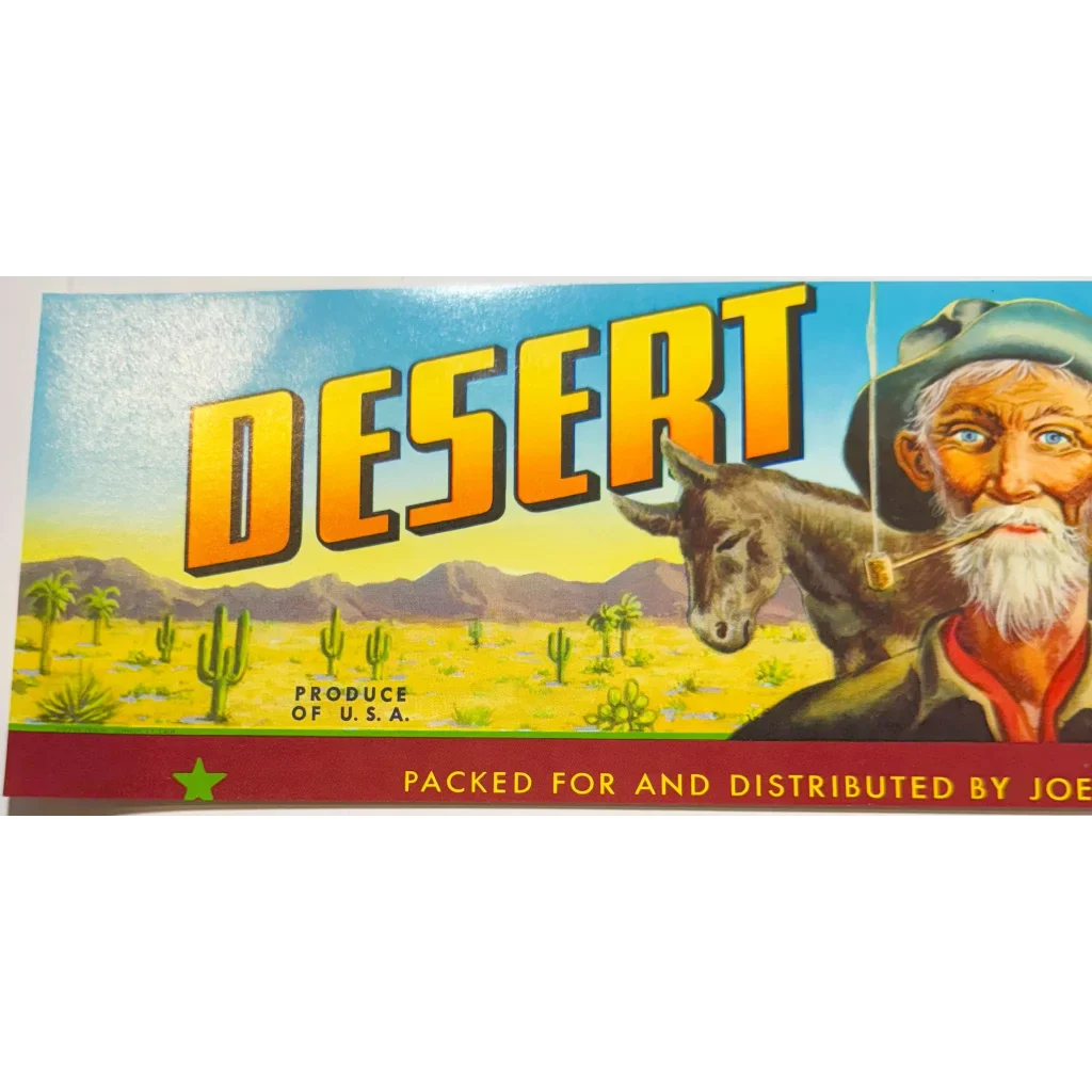 Rare 1960s Desert Rat Crate Label Unearthed from Queen Creek