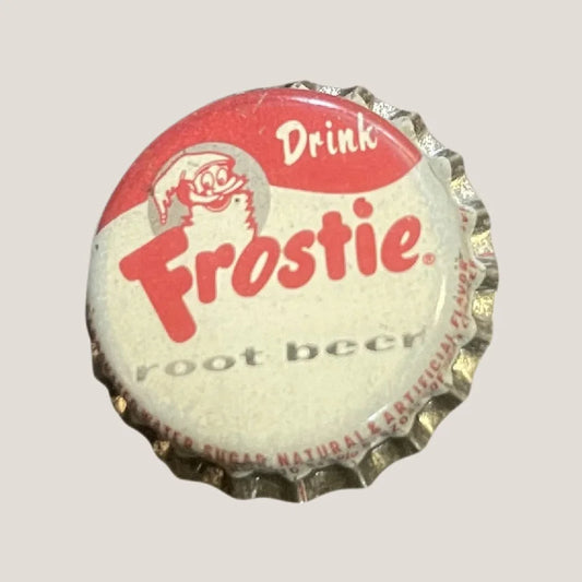 Rare 1960s Frostie Root Beer Antique Vintage Cork Bottle Cap