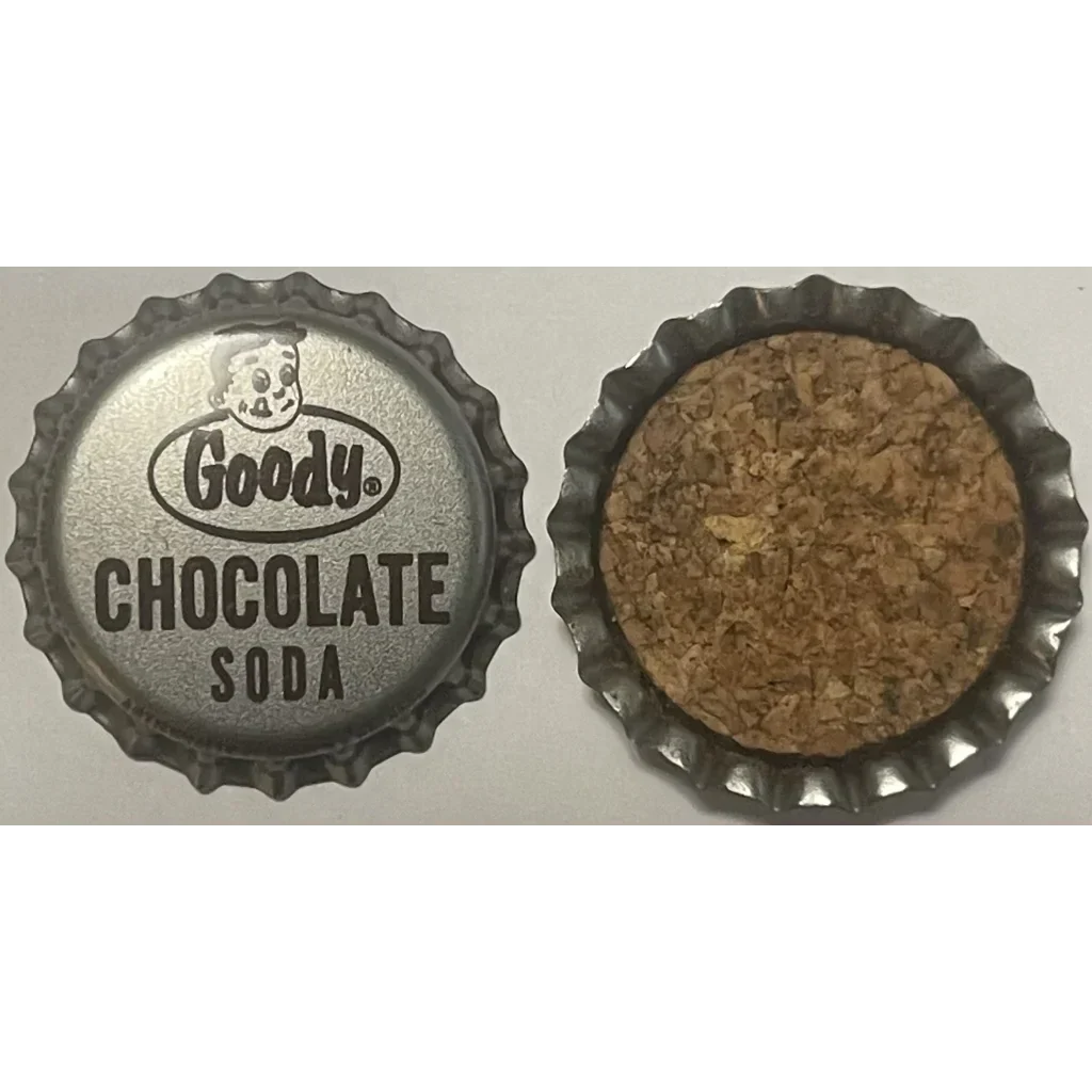 Rare 1960s Goody Chocolate Soda Cork Bottle Cap from Indianapolis