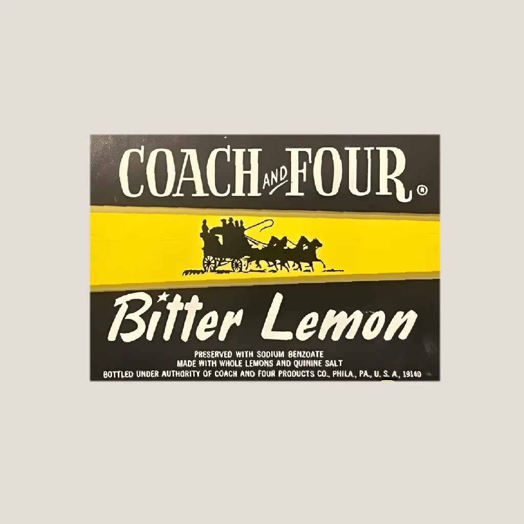 Rare 1960s Philadelphia Vintage Soda Beverage Label Stagecoach