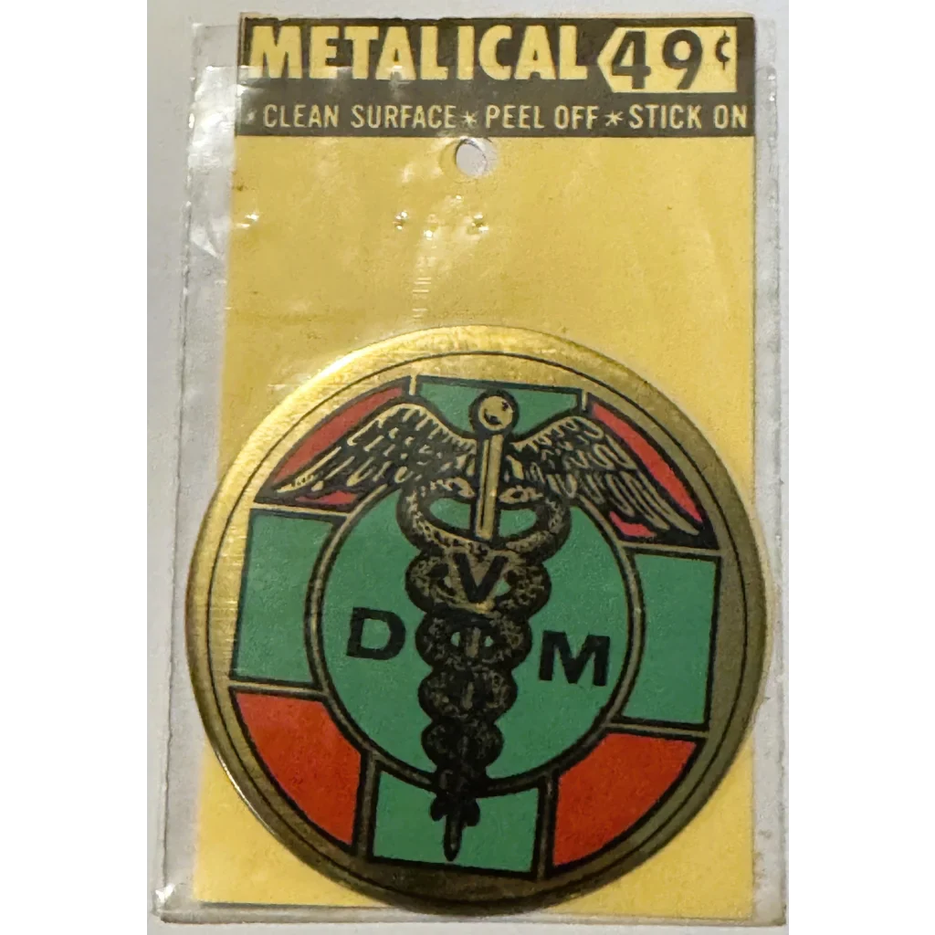 Rare 1960s Veterinary Medicine Decal Unearths Nostalgic Treasure
