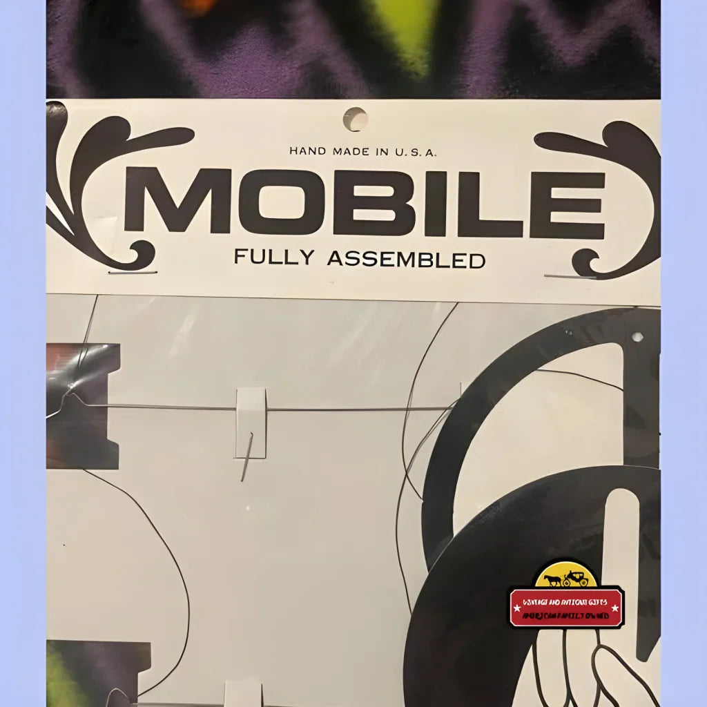 Rare 1960s Vintage Peace Wonder Mobile USA Handmade Collectible