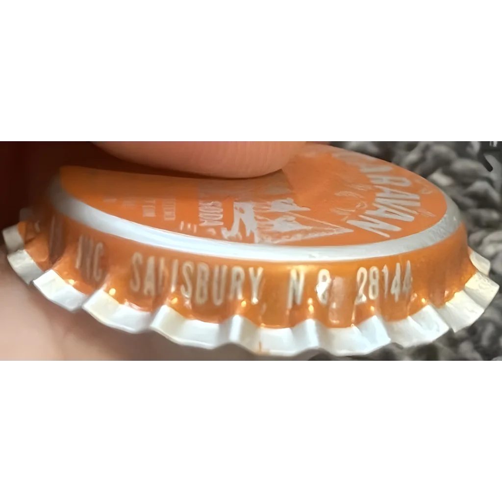 Rare 1970s Salisbury NC Caravan Orange Soda Bottle Cap Discovered