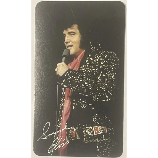Rare 1977 Elvis Presley Card Calendar RCA Records Music Collectible