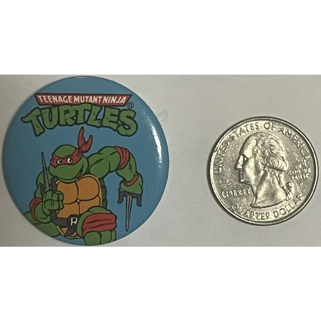 Rare 1990 Teenage Mutant Ninja Turtles Movie Raphael Pin