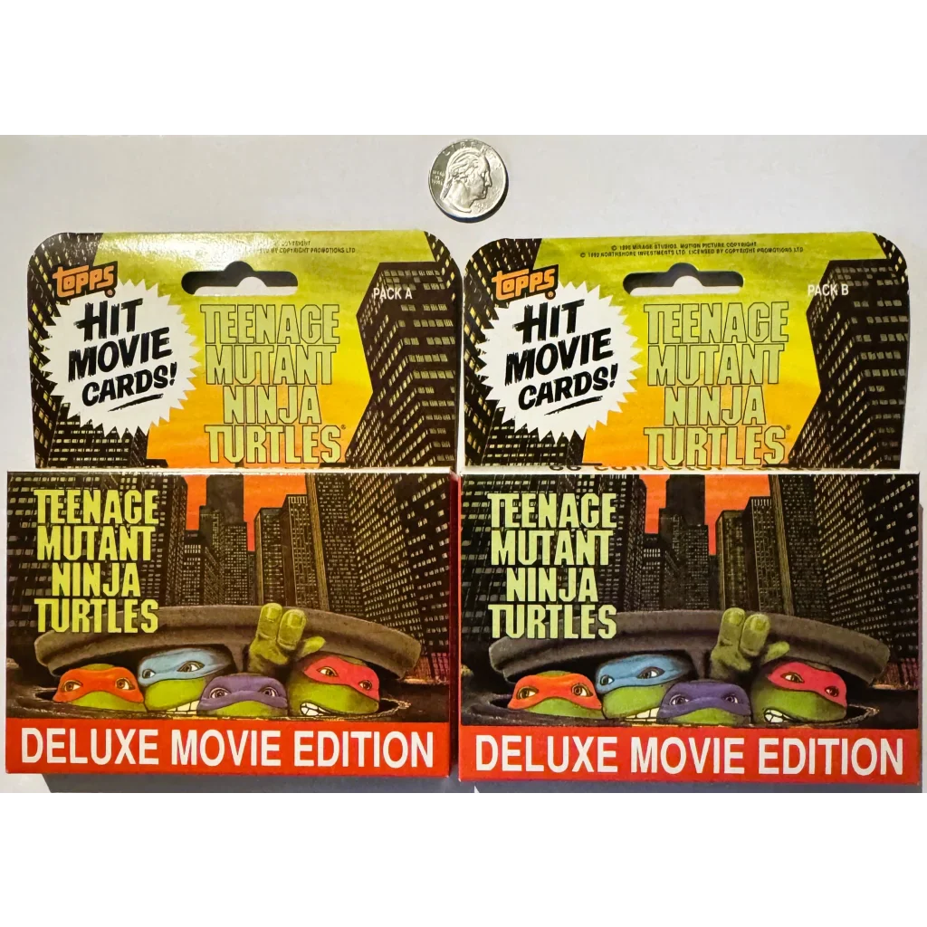 Rare 1990 TMNT Deluxe Movie Edition Card Sets Unleashed