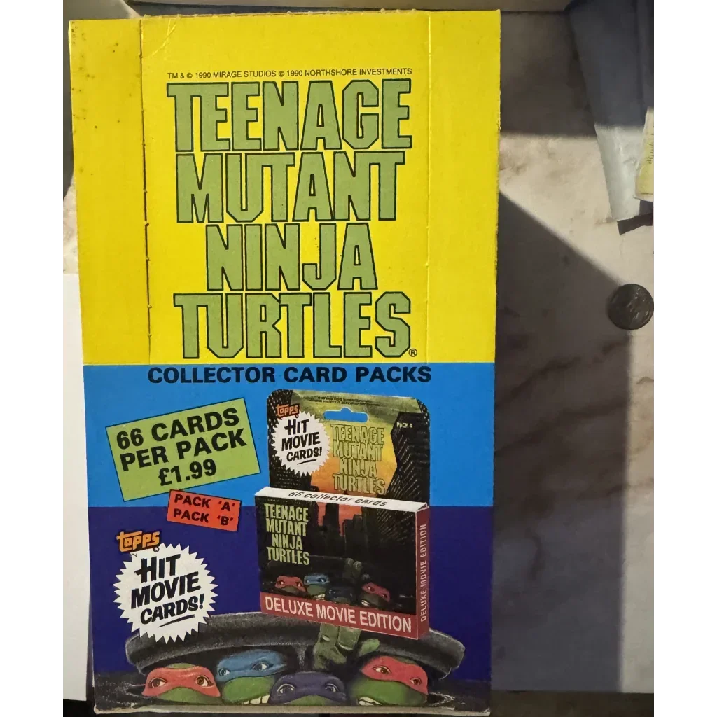 Rare 1990 TMNT Deluxe Movie Edition Card Sets Unleashed