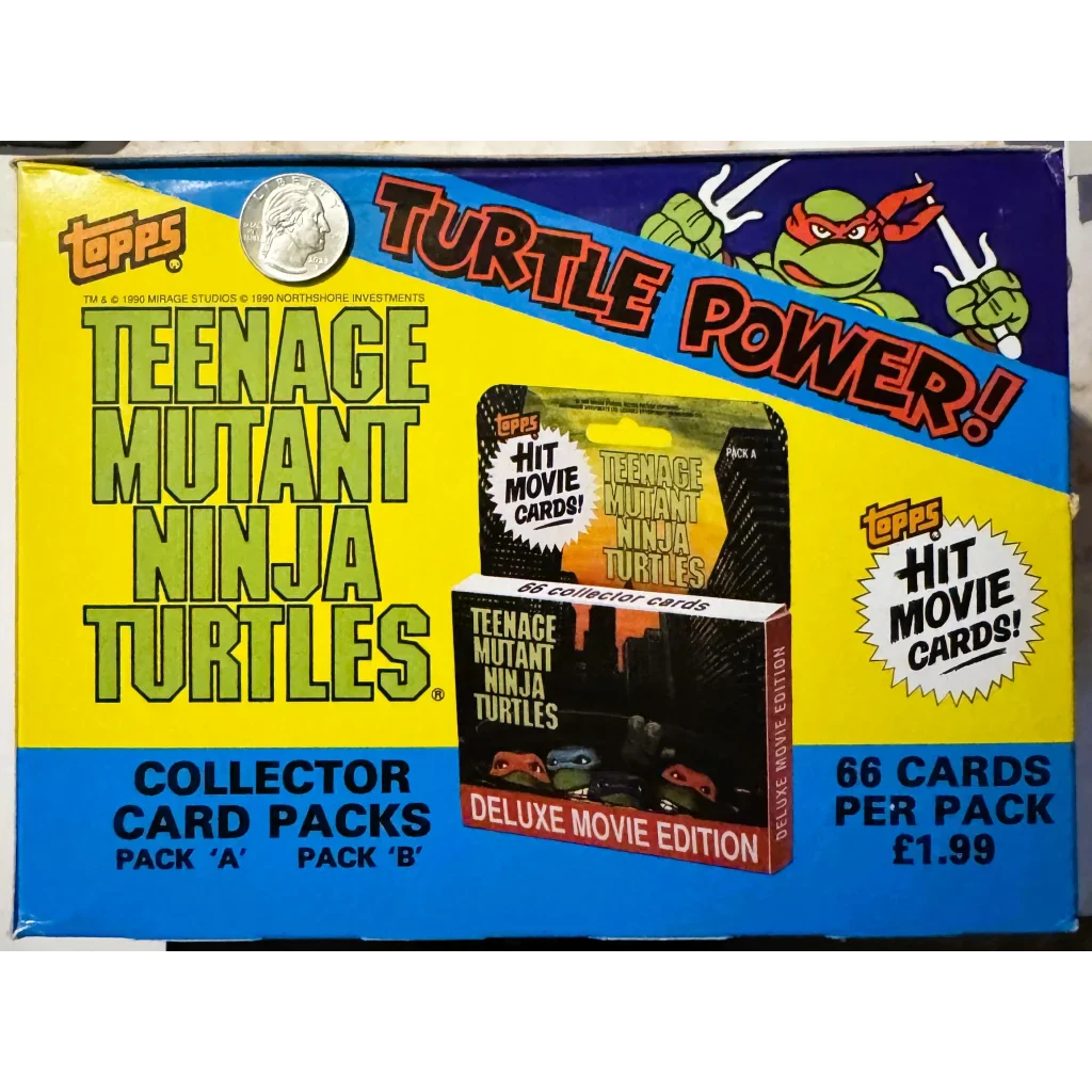 Rare 1990 TMNT Deluxe Movie Edition Card Sets Unleashed