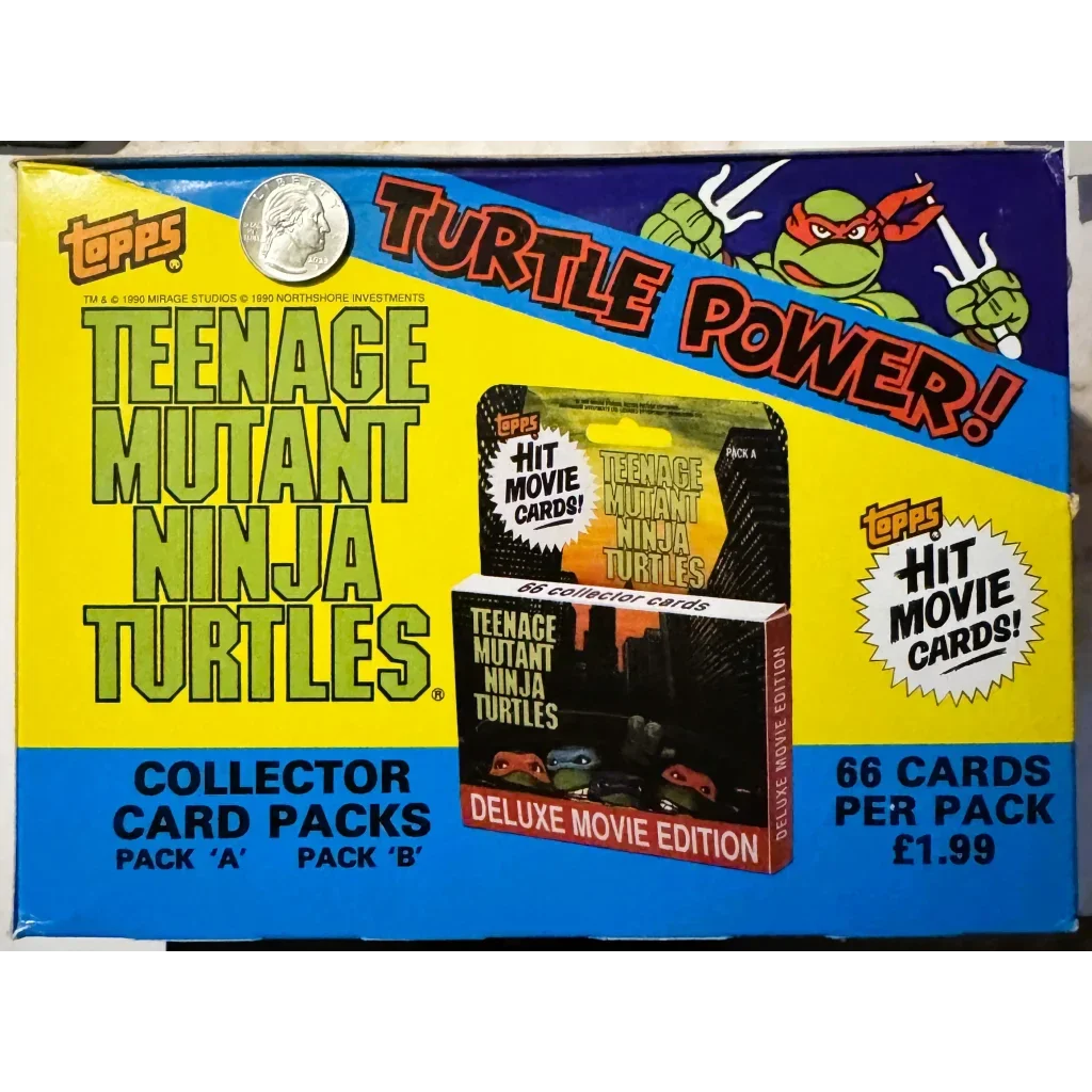 Rare 1990 TMNT Deluxe Movie Edition Card Sets Unleashed
