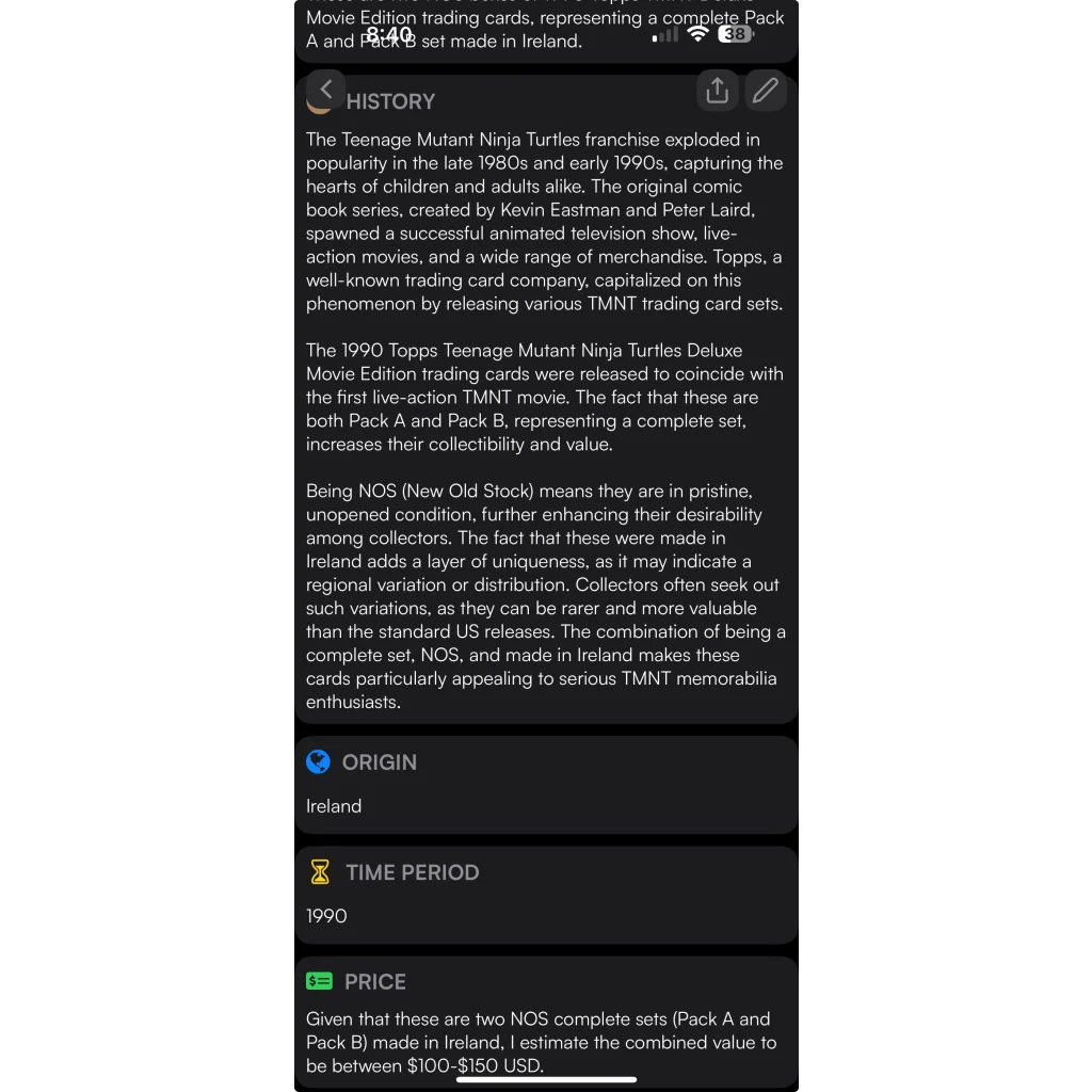 Rare 1990 TMNT Deluxe Movie Edition Card Sets Unleashed