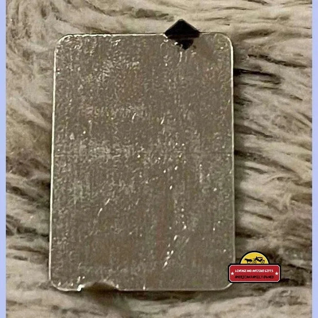 Rare Black Maria Tin Tobacco Tag Antique Gift from 1870s