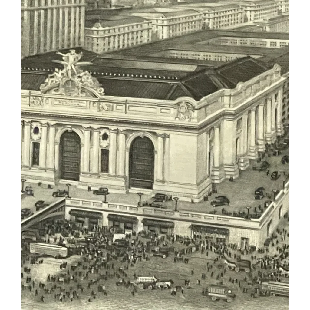 Rare 1913 New York Central Gold Bond Certificate with Grand Central