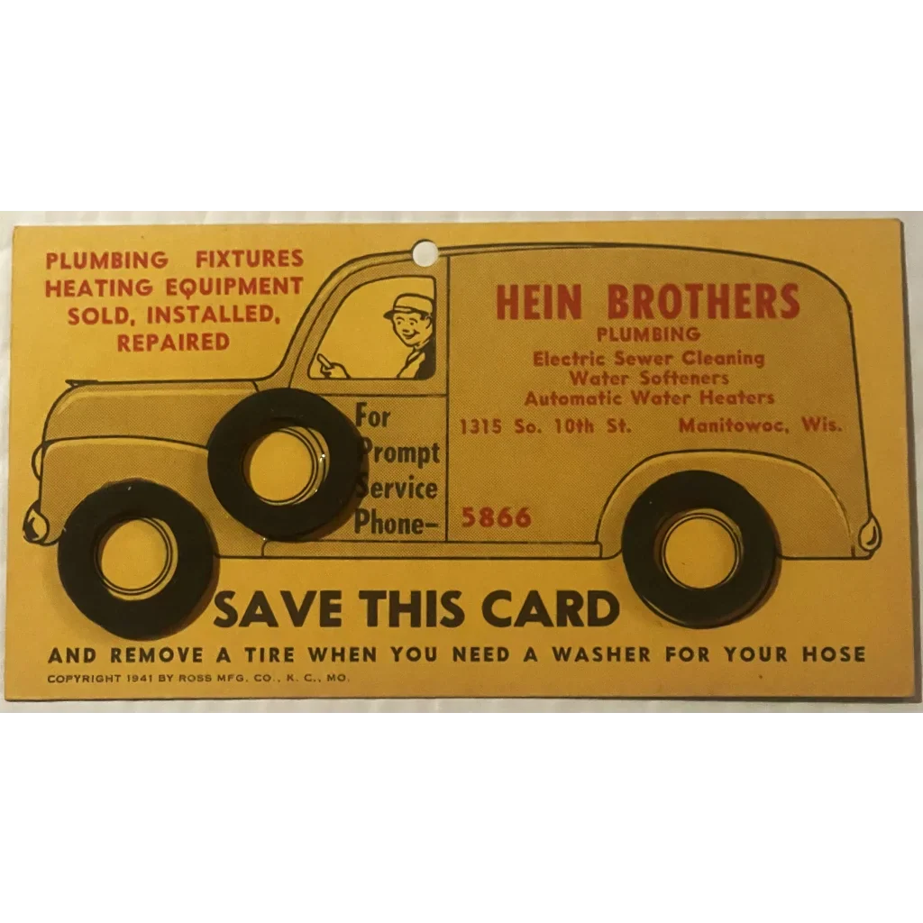 Rare Antique Vintage Hein Brothers Advertising Display from 1941