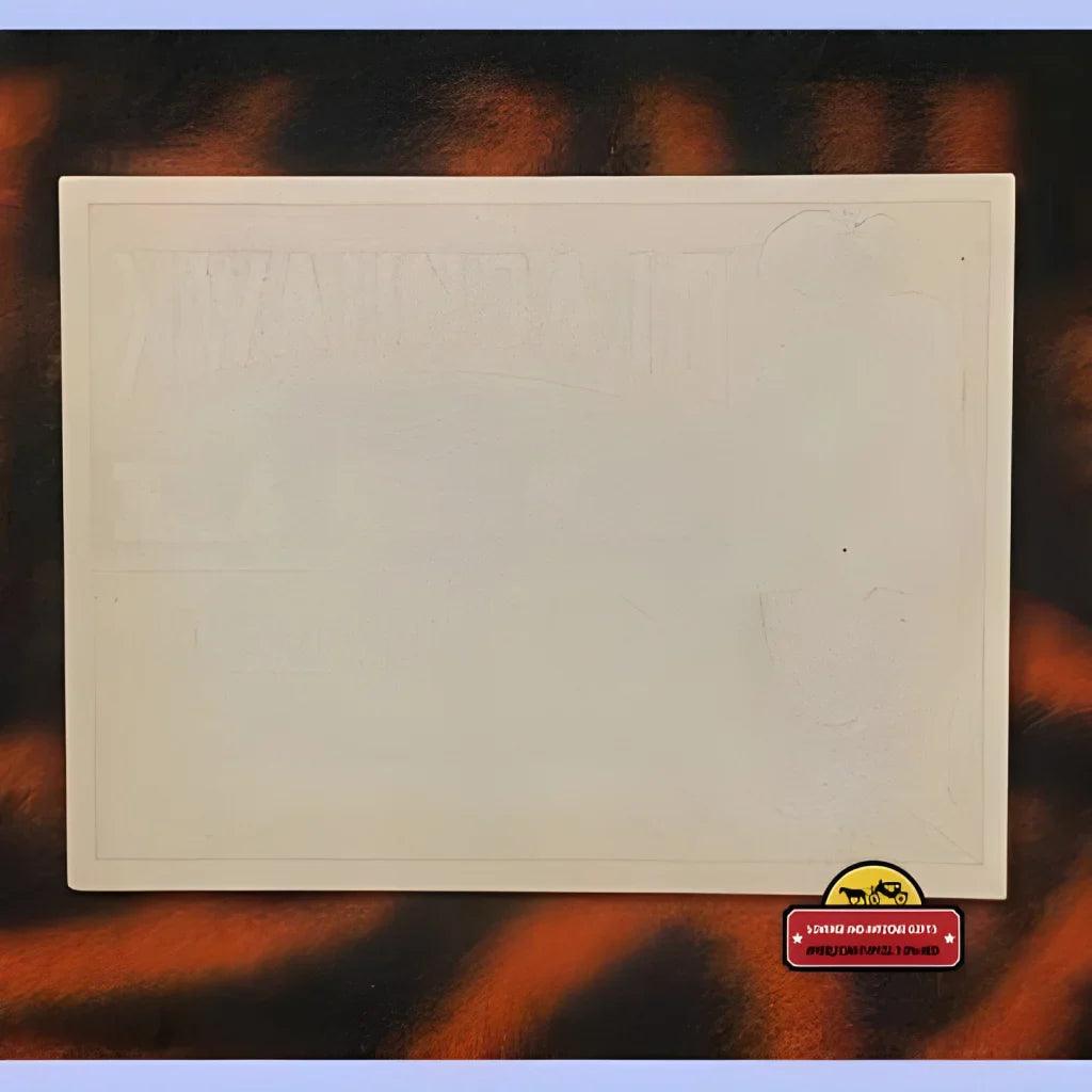 Rare Antique Vintage Blackhawk Ginger Ale Label From the Roaring 20s