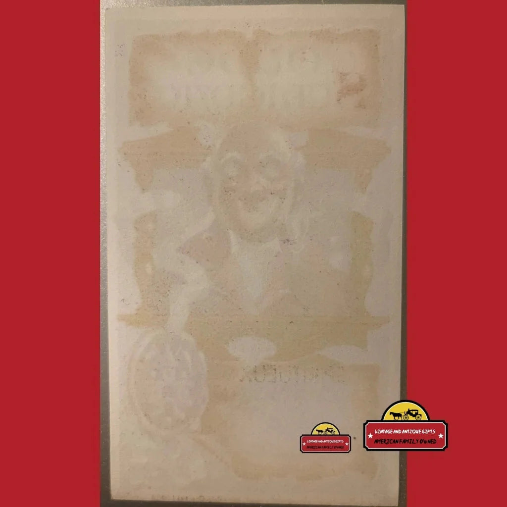 Rare Antique Vintage Dutch Liquor Wine Label from 1930s