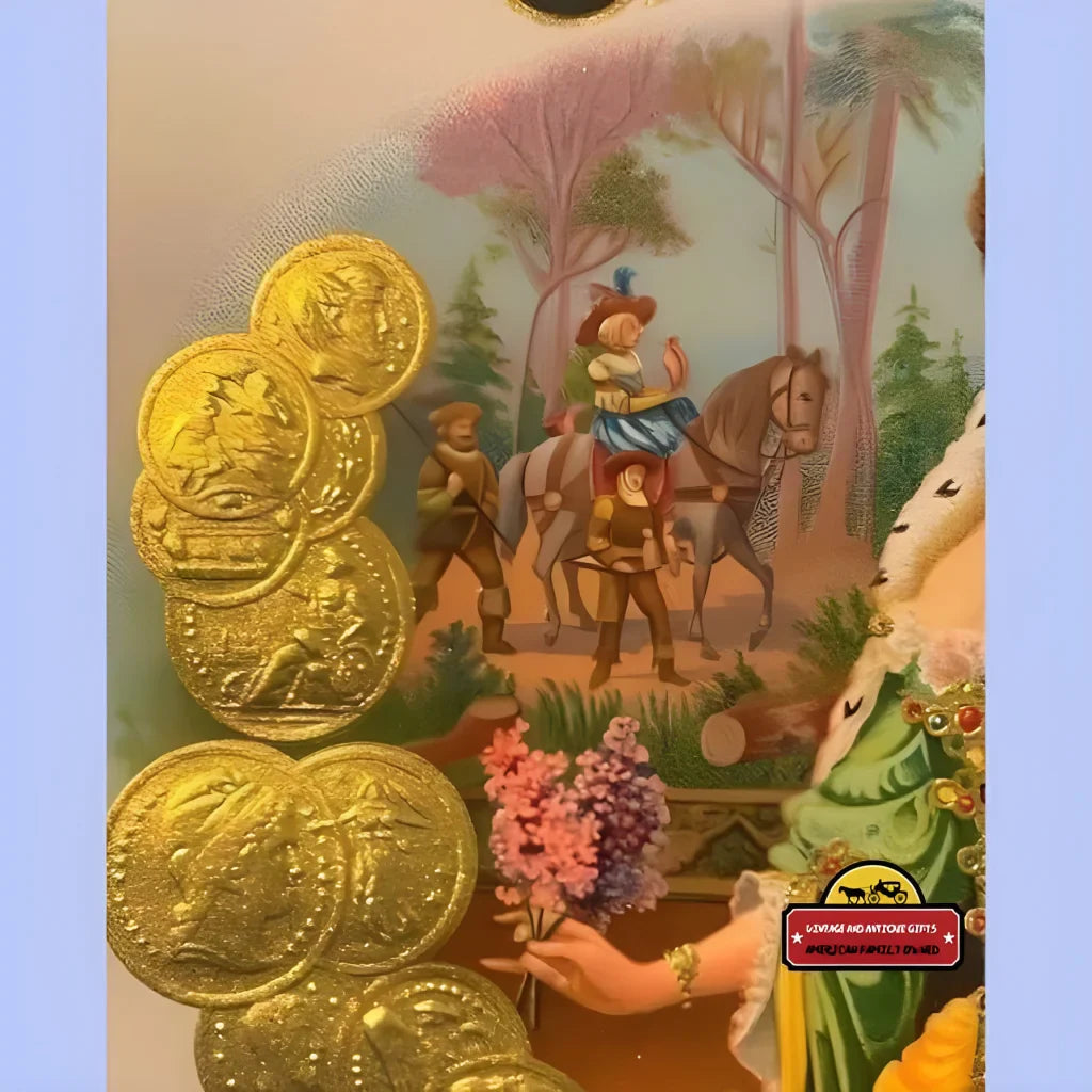 Rare Embossed Cigar Label Showcases Victorian Royalty Elegance