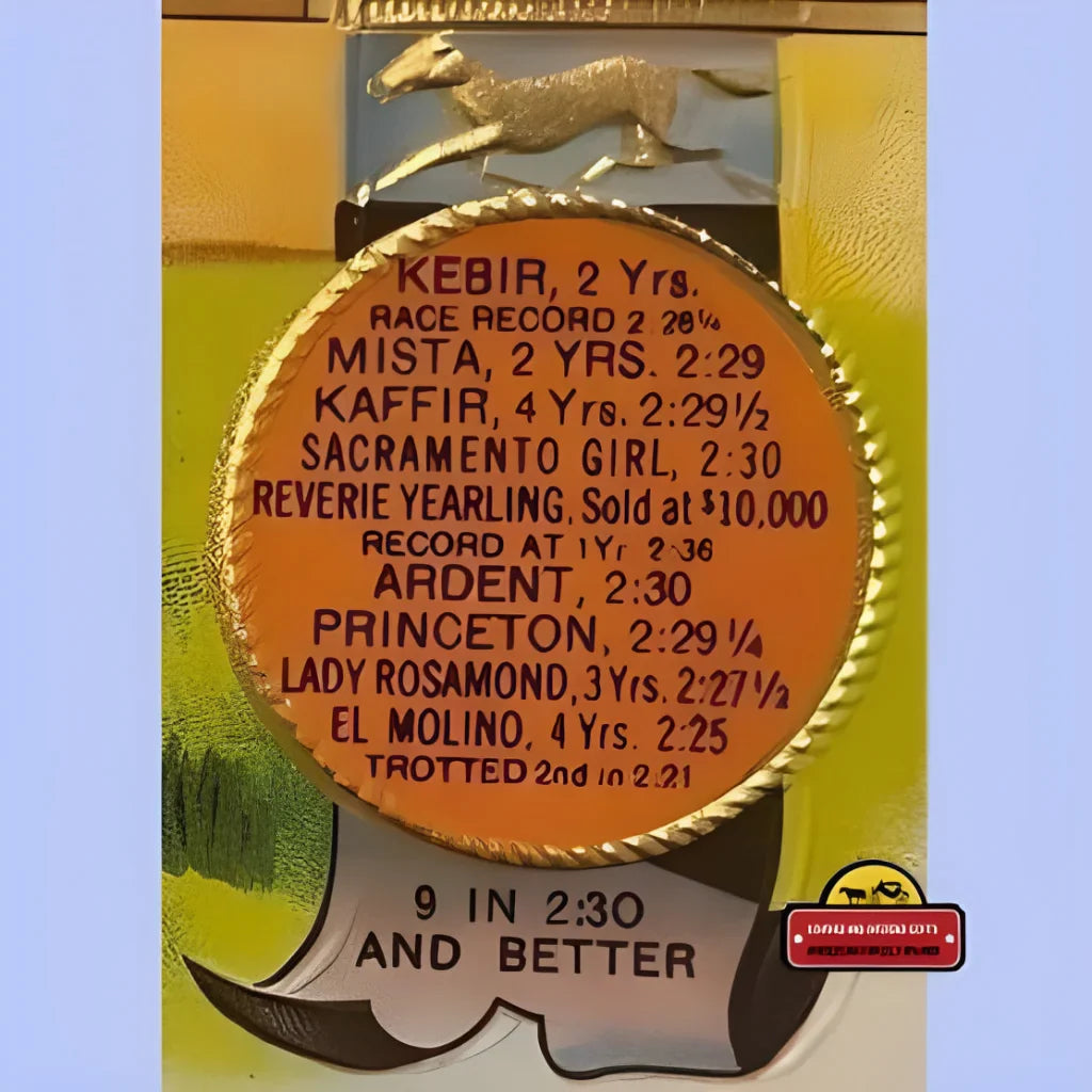 Rare Embossed Cigar Label Unites Horse Racing and Tobacco Art