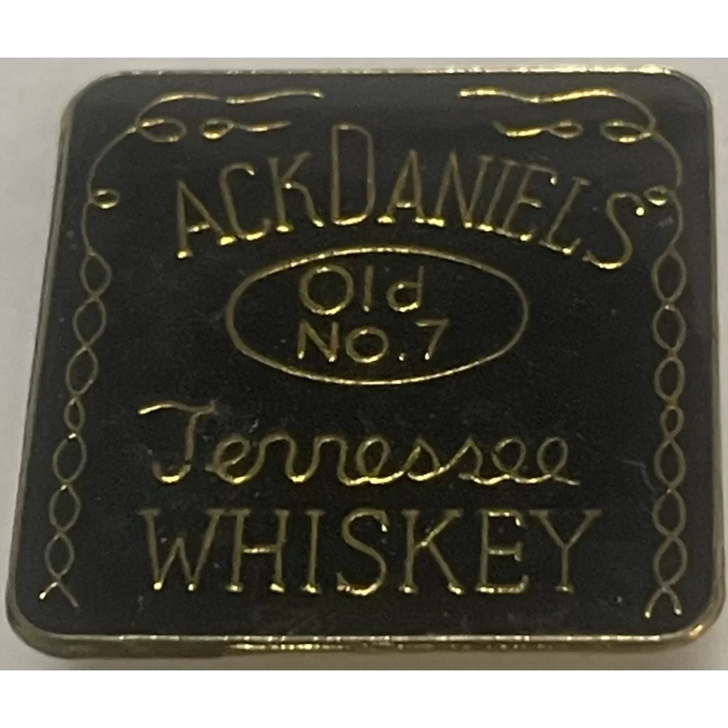 Rare Misprint Jack Daniel's Vintage Enamel Pin for Collectors