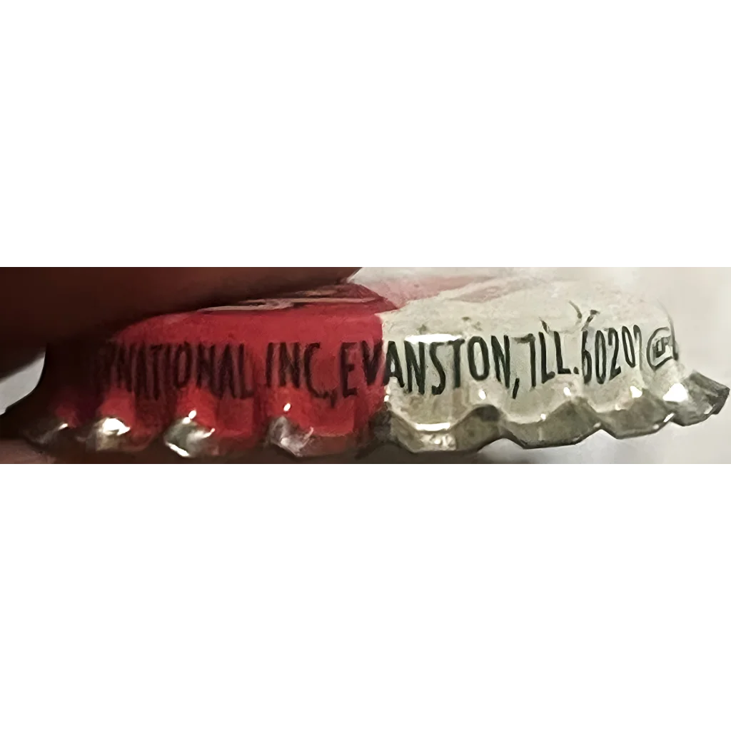 Rare Vintage 1950s Strawberry Crush Bottle Cap From Evanston