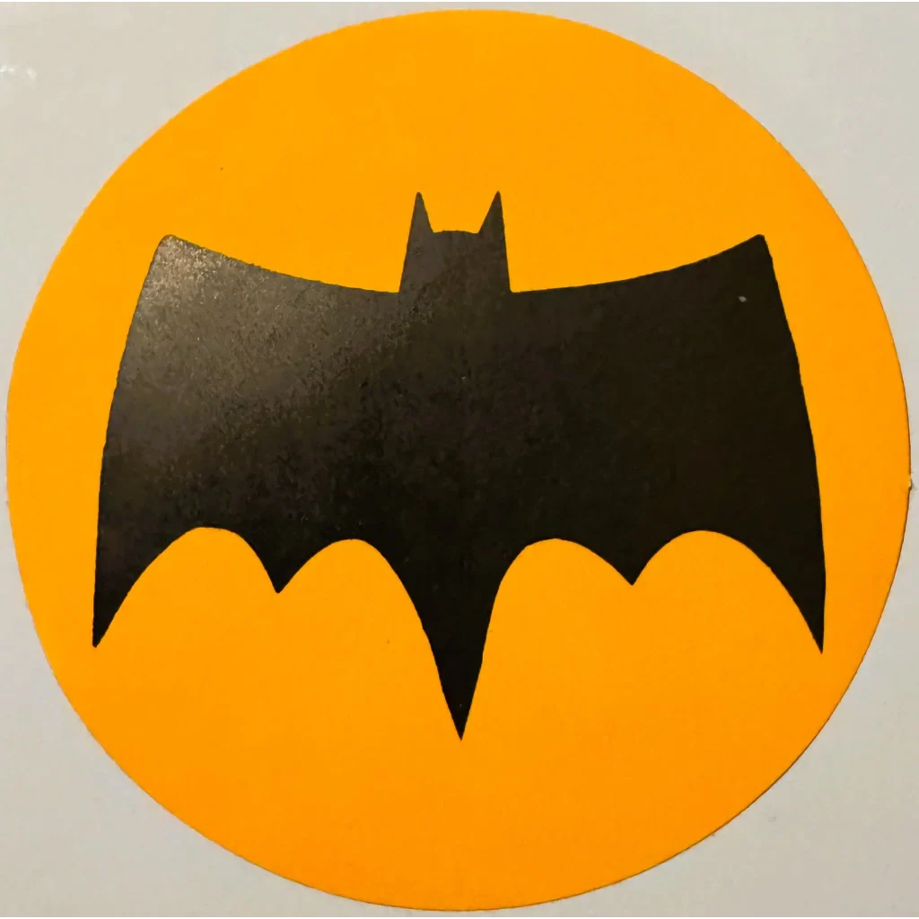 Rare Vintage 1960s Batman Signal Sticker Unleashed