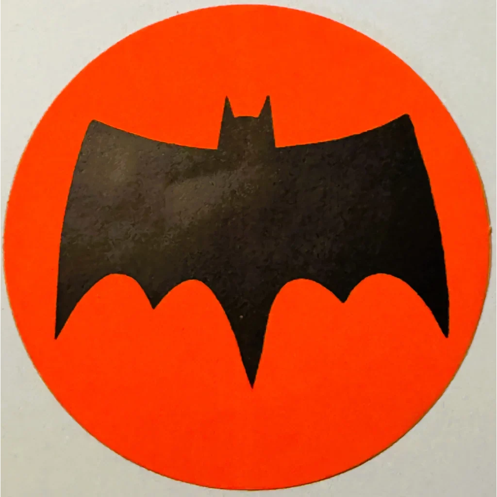 Rare Vintage 1960s Batman Signal Sticker Unleashed