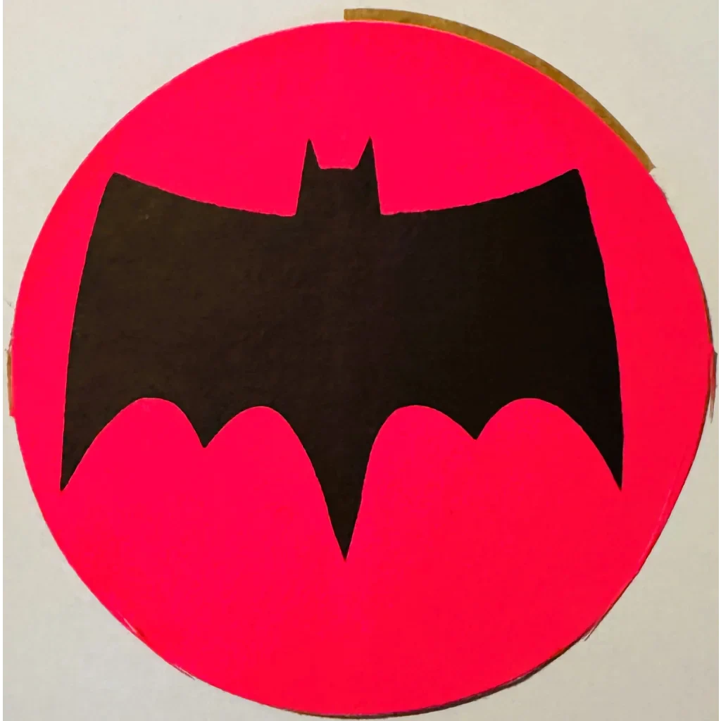 Rare Vintage 1960s Batman Signal Sticker Unleashed