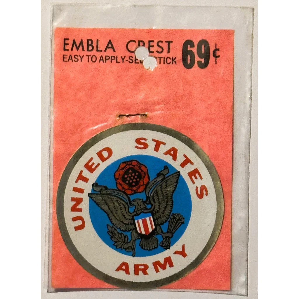 Rare Vintage 1960s Embla Crest Army Patch Stirs Nostalgia