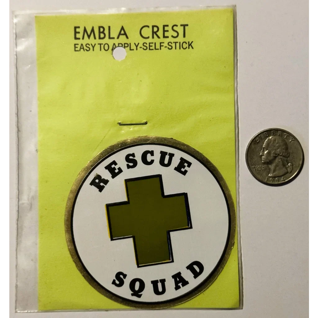Rare Vintage 1960s Rescue Squad Emblem Stirs Nostalgia