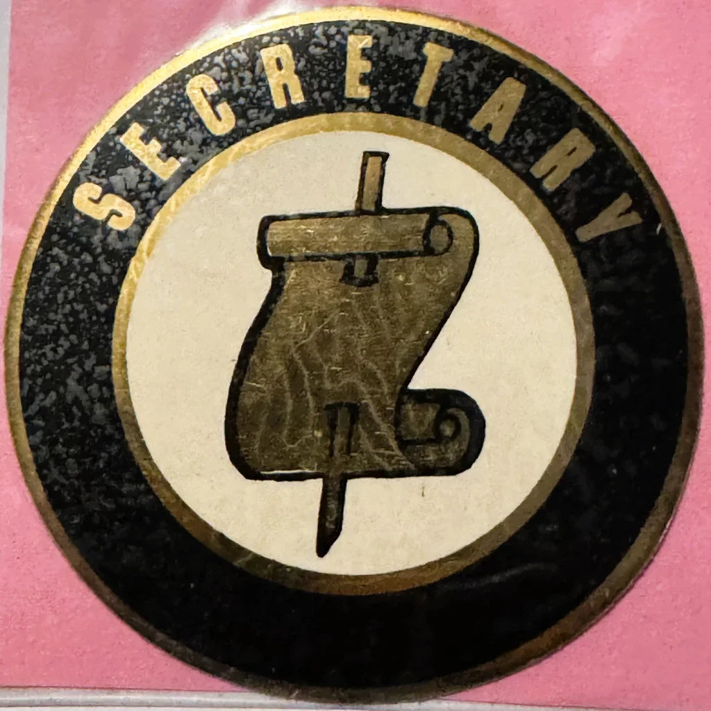 Rare Vintage 1960s Secretary Decal Embla Crest Collectible