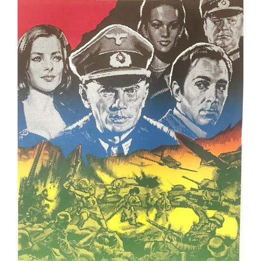 Rare Vintage Triple Cross Movie Poster 1966 Belgian Edition