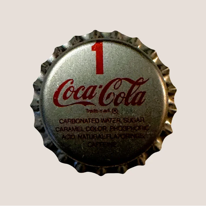 Rare Vintage 1970s Coke Bottle Caps from Kentucky