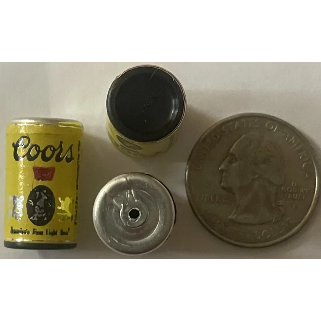 Rare Vintage 1970s Mini Coors Beer Can Collectible Treasure