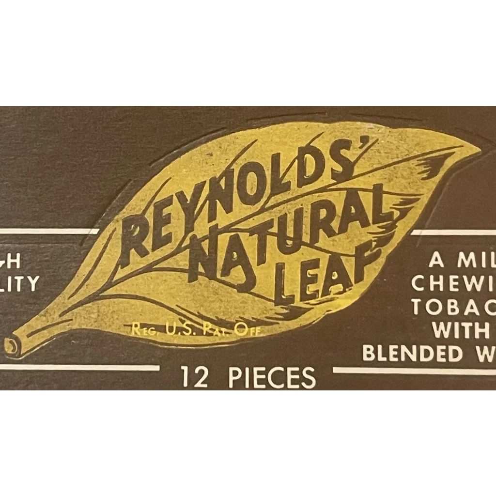 Discover a Rare 1970s Reynolds Natural Leaf Tobacco Box Gem