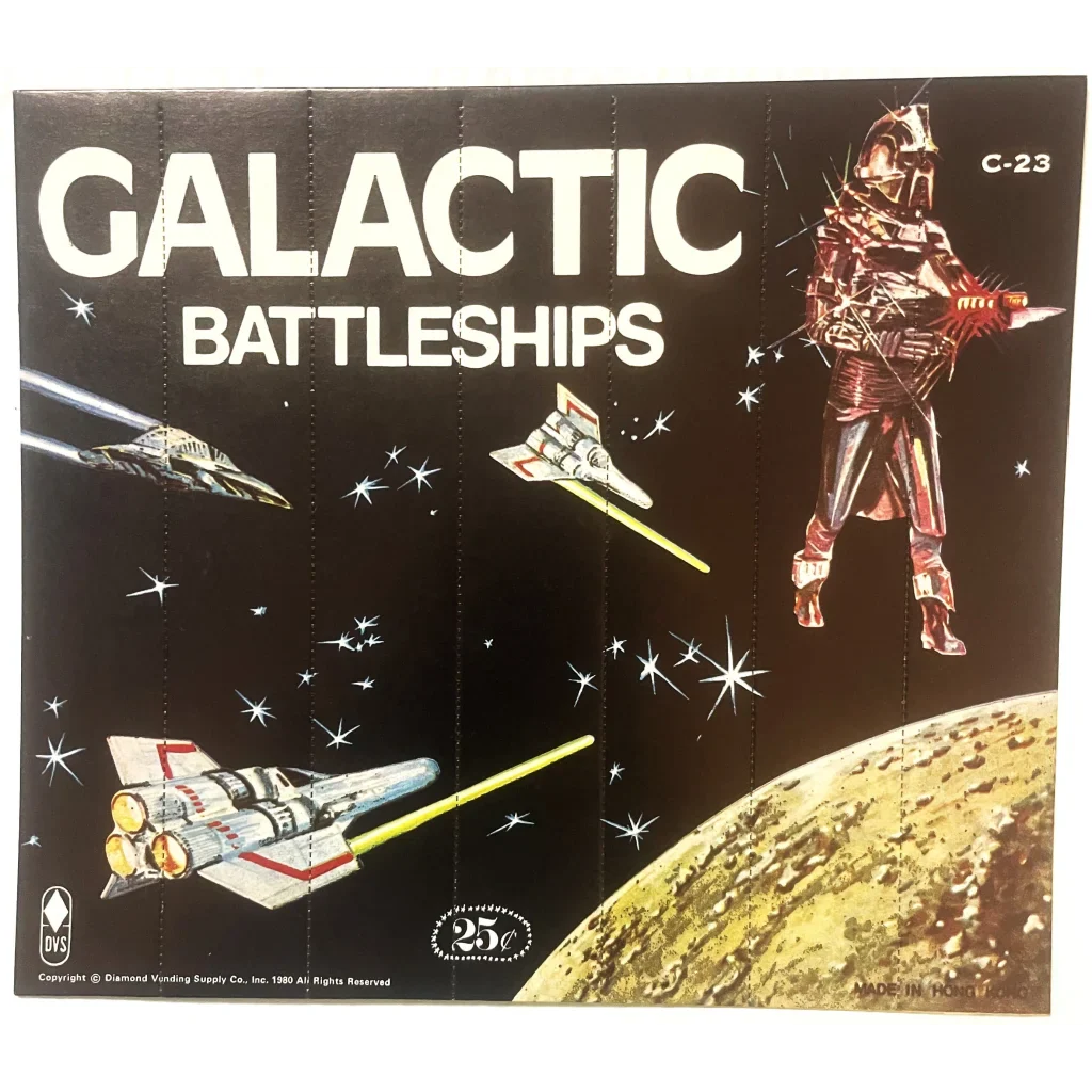 Rare Vintage Galactic Battleships Store Display Ignites Nostalgia