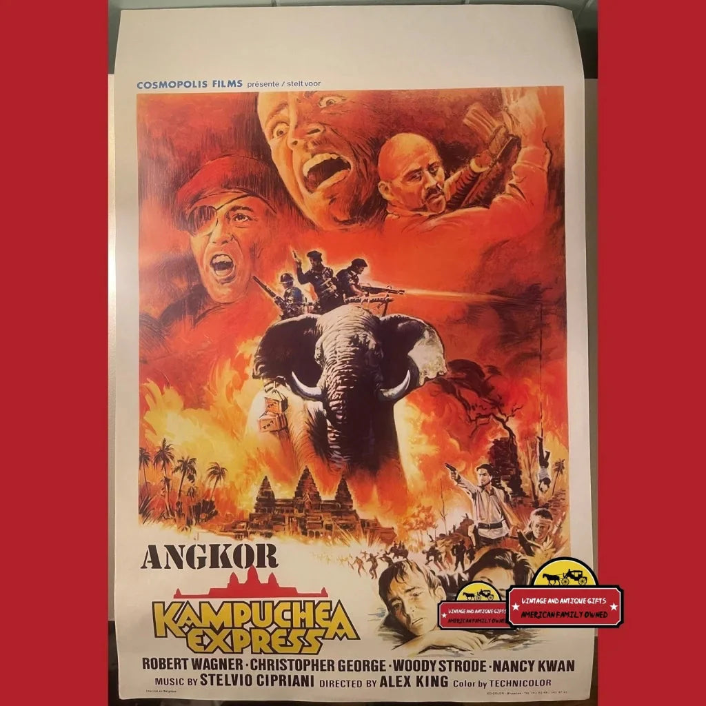 Rare 1982 Robert Wagner Movie Poster Antique Gift for Collectors