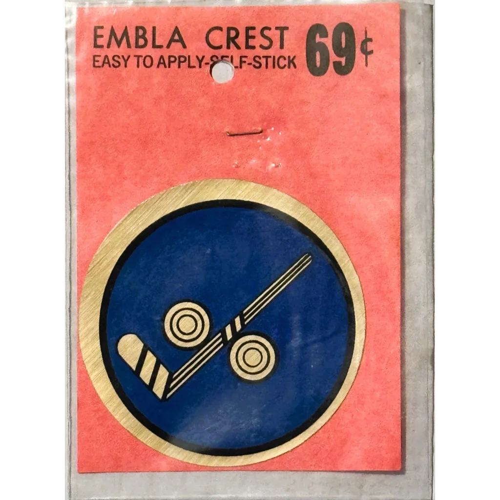 Rare Vintage Embla Crest Hockey Decal Uncovered After Decades