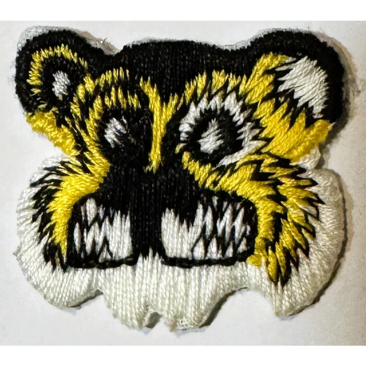 Rare Vintage Embroidered Tiger Patch Collectible Find