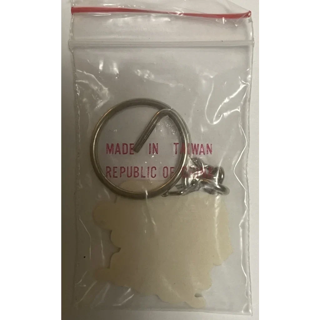 Rare Vintage Hello Kitty Blue Bow Keychain Antique Gift