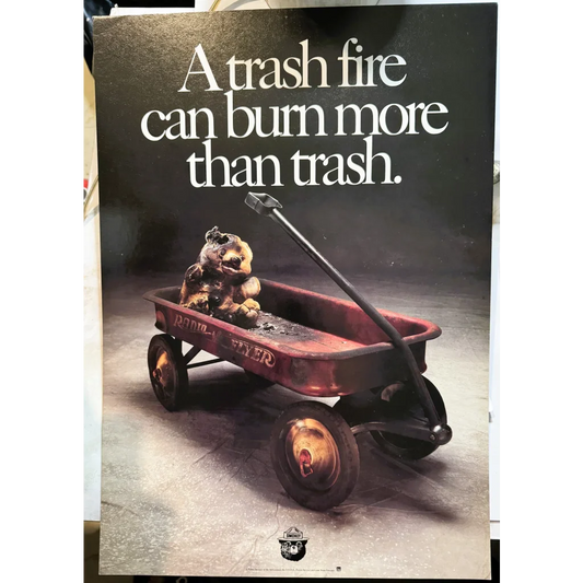 Rare Vintage Smokey Bear Forest Service Poster Discovered