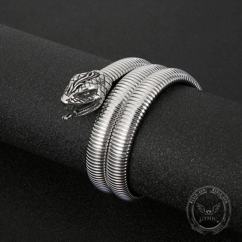 Rattlesnake Stainless Steel Snake Bracelet