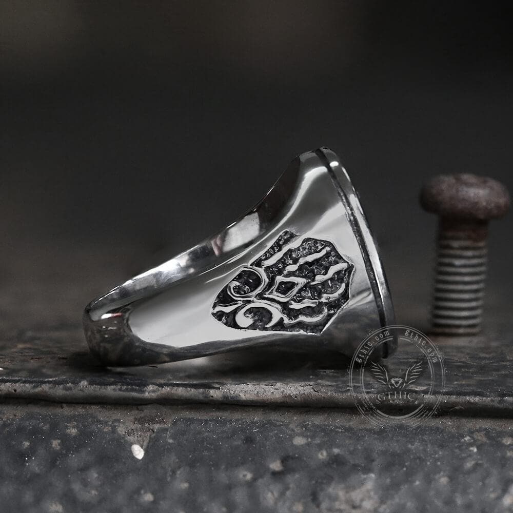Witcher Wolf Stainless Steel Viking Ring