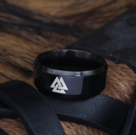 Vikings Valknut Stainless Steel Ring