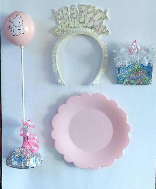American Girl Doll Accessory Set - Coconut's Birthday (Partial)