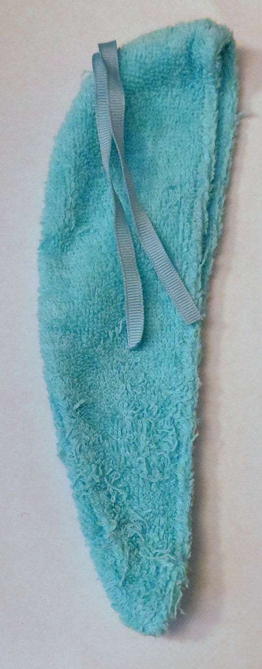 American Girl Doll Accessory - Coconut's Teal Hair Towel