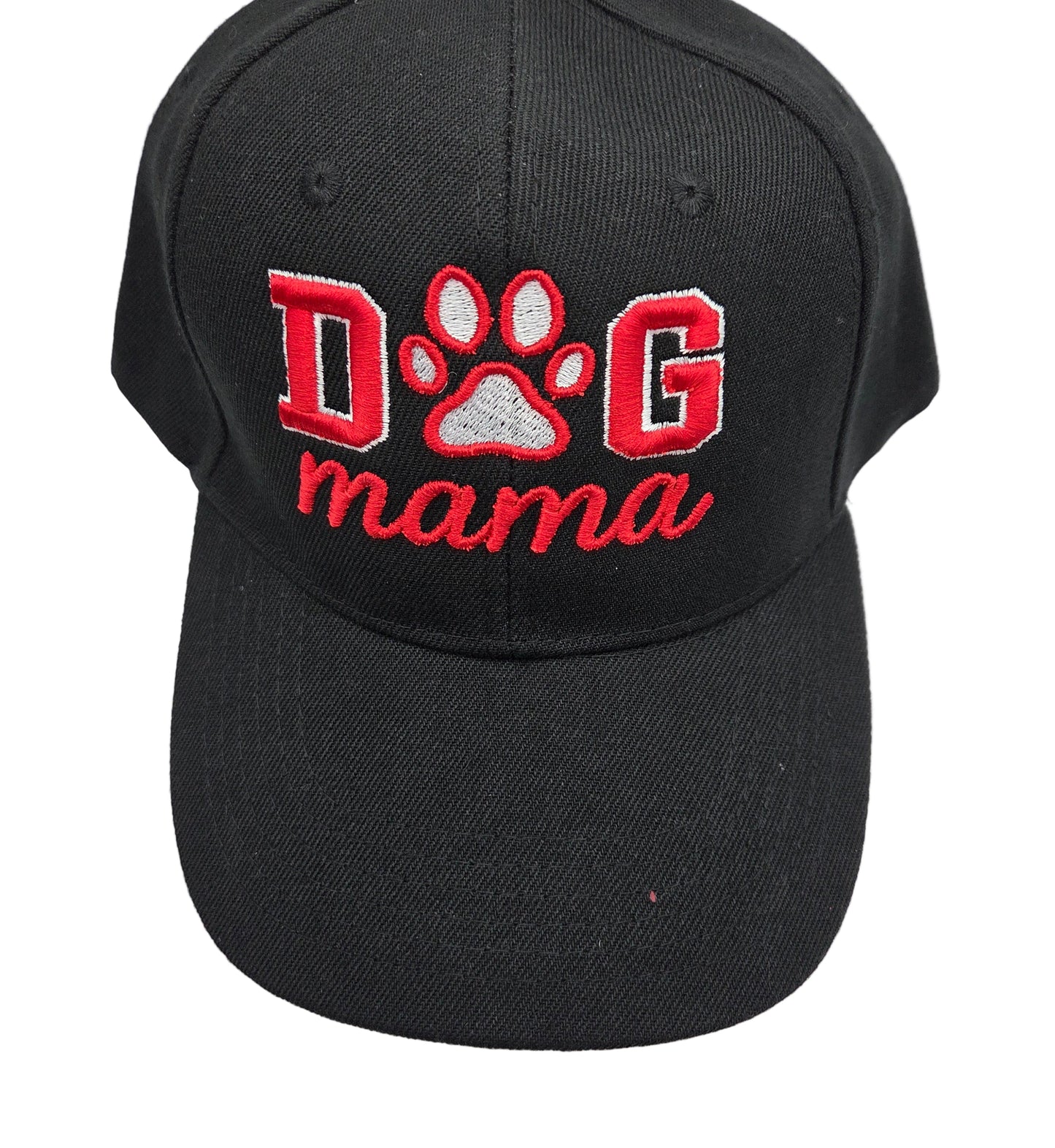 3D Puff Embroidered Dog Mama Hat