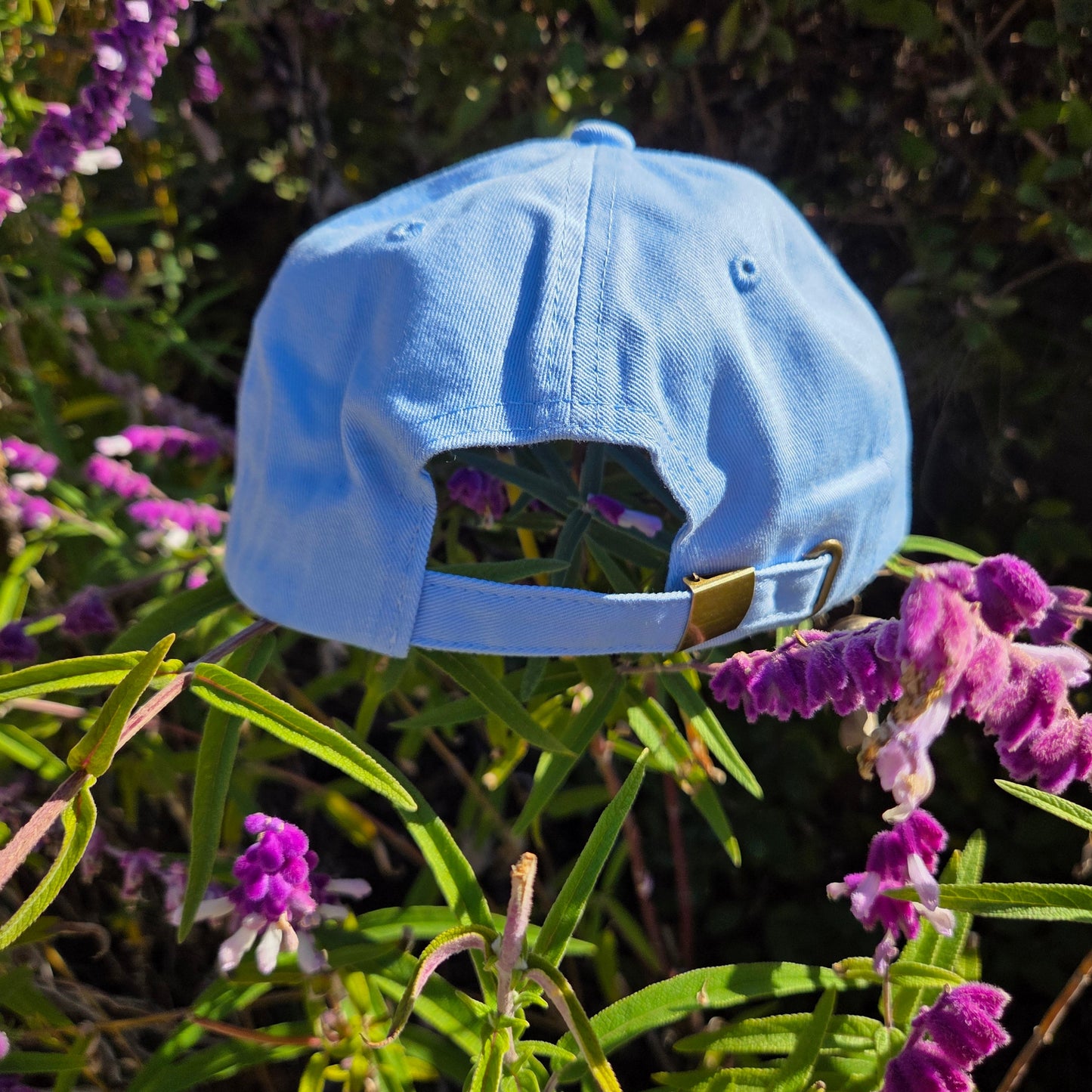 Pastel Blue Embroidered Dog Mom Hat