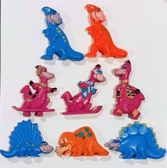 Flintstones PVC figure set - Fruity Pebbles Dinosaurs