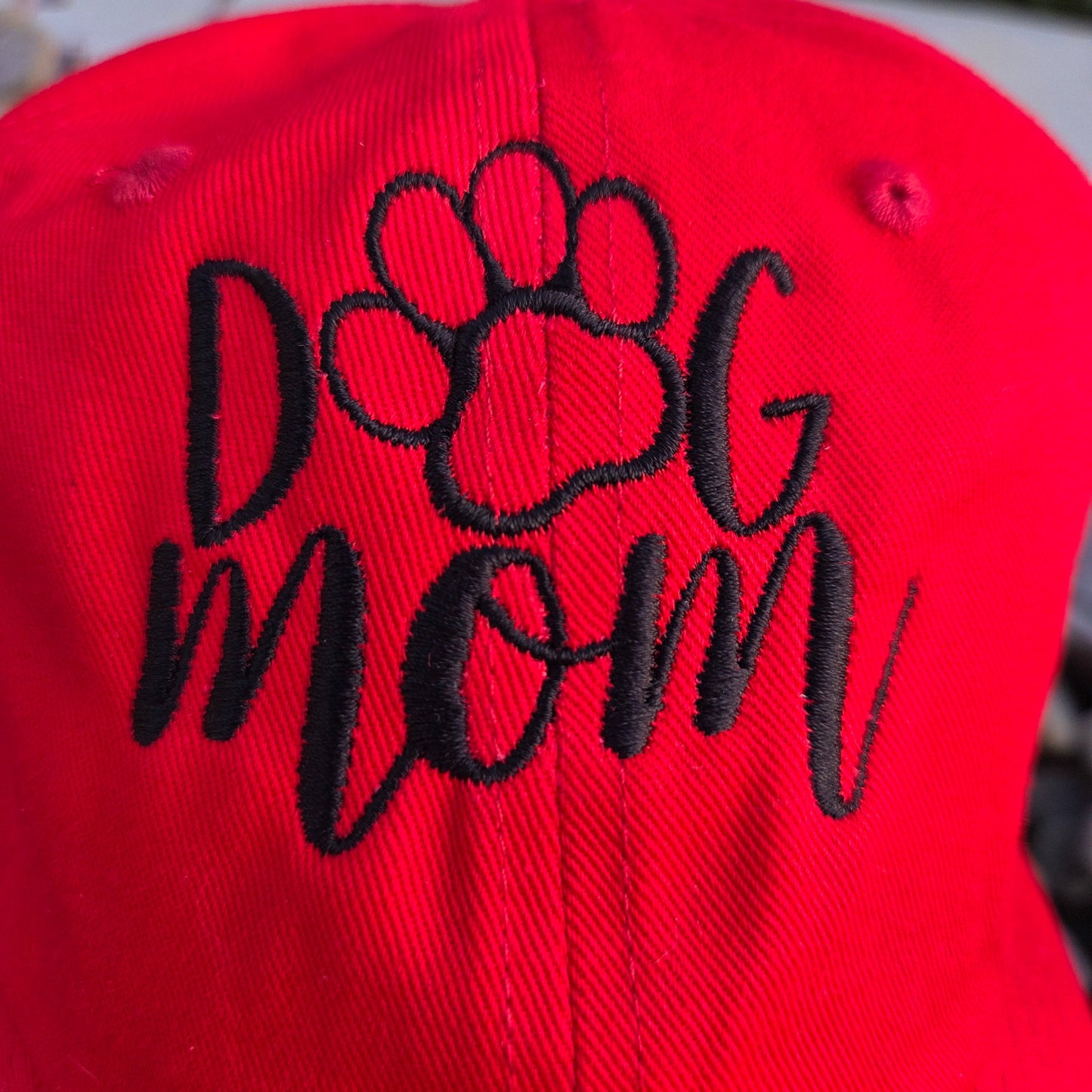 Red Dog Mom Hat