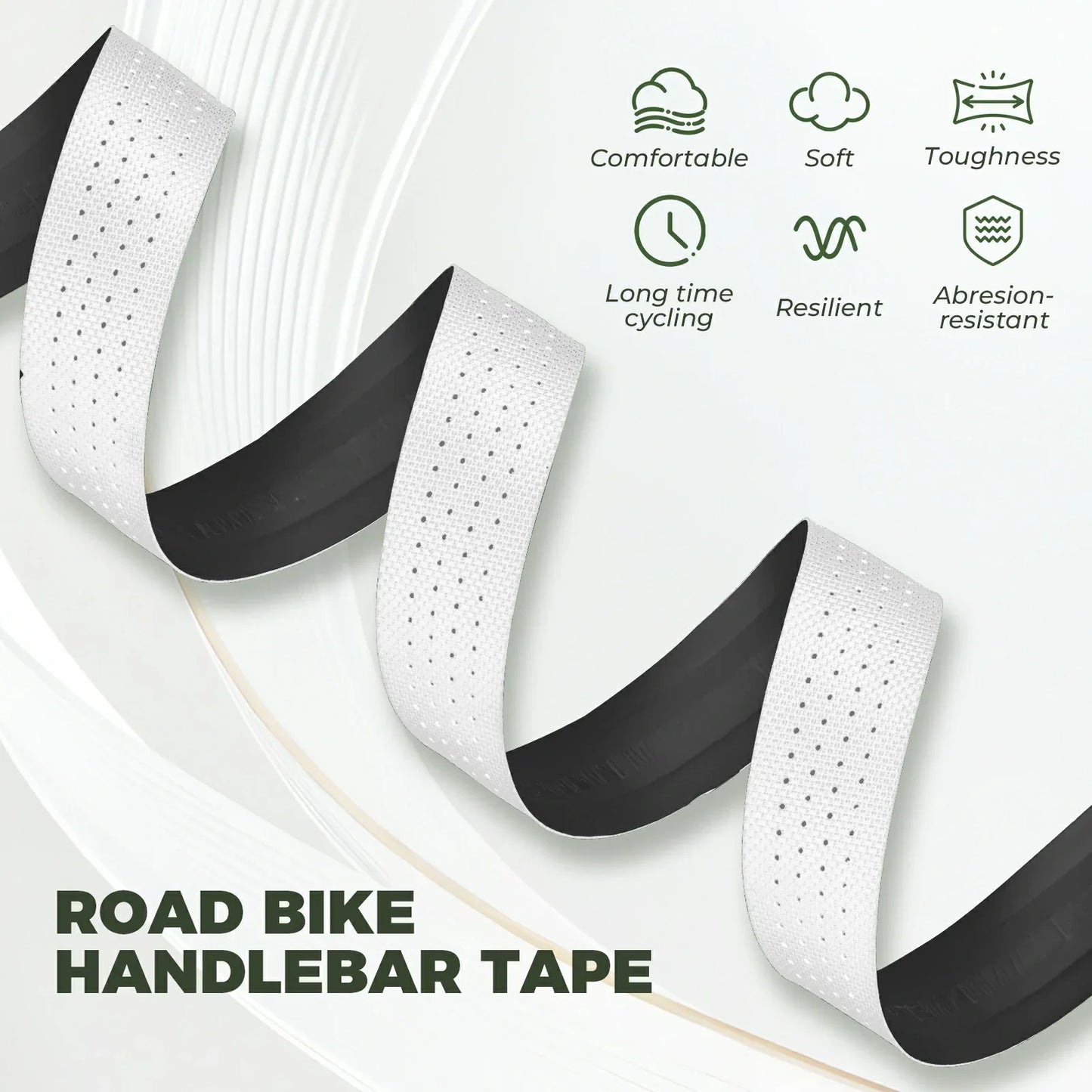 Road Bike Handlebar Tape 3mm Extra Long 220cm